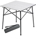portal campingtisch klappbar klapptisch camping faltbar mit aluminium tischplatte belastbar 80kg mit tragetasche fuer picknick grillen garten balkon