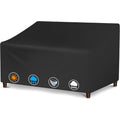 zettum gartenbank abdeckung 152 x 86 x 84 cm gartenmoebel abdeckung 600d oxford pu abdeckhauben fuer sofas wasserdichtes heavy duty schutzhuelle fuer gartensofa loungemoebel terrassenmbbel