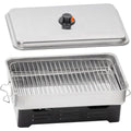 mahlzeit edelstahl tischraeucherofen 47 x 275 x 20 cm tischraeucher-set raeucherofen smoker fischofen raeucherbox tisch raeucherkasten raeucherkiste raeucherzubehoer raeucher-set