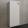 planetmoebel bad midischrank in weiss 32cm haengeschrank fuer badezimmer kleiner badschrank fuer extra stauraum mit 3 faechern