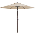 palawano 23m sonnenschirm uv schutz upf 50 gartenschirm mit kurbel belueftetes design neigbarer sonnenschirm fuer garten terrasse balkon strand